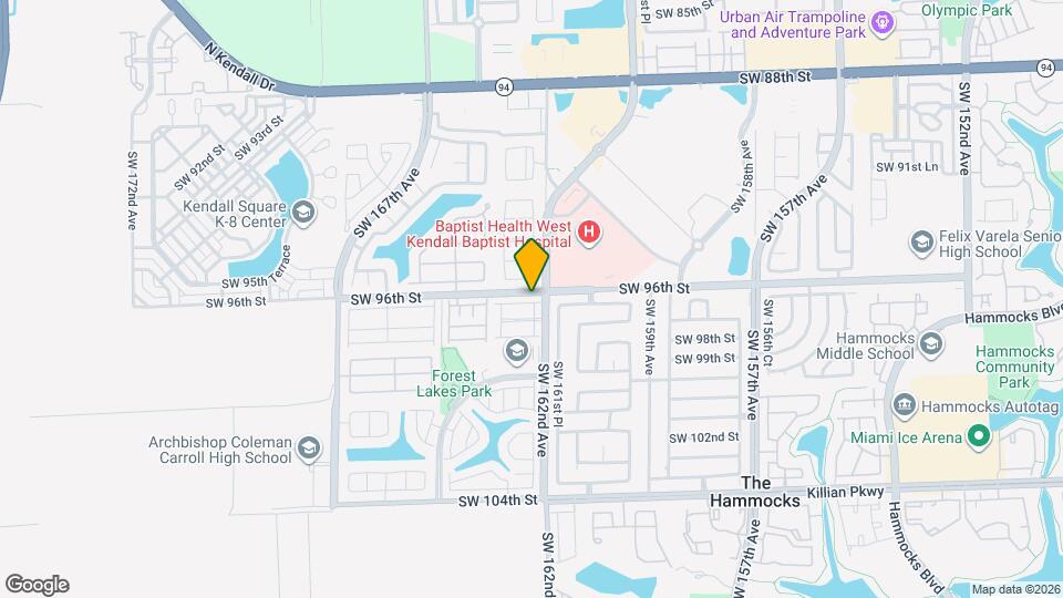 16233 SW 96th Terrace Map and Location Details