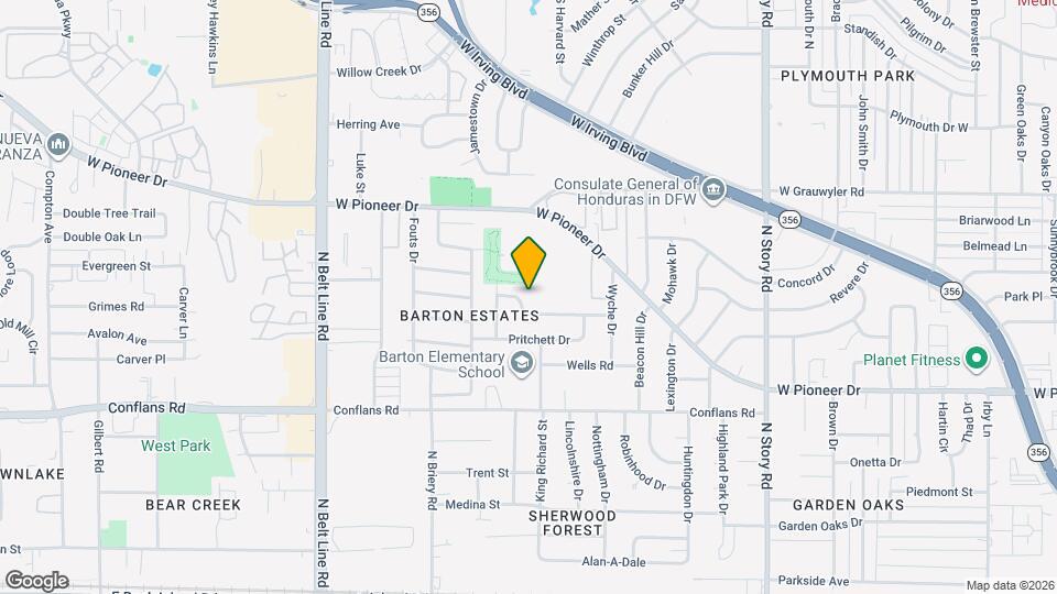 2927 Lawrence St Map and Location Details