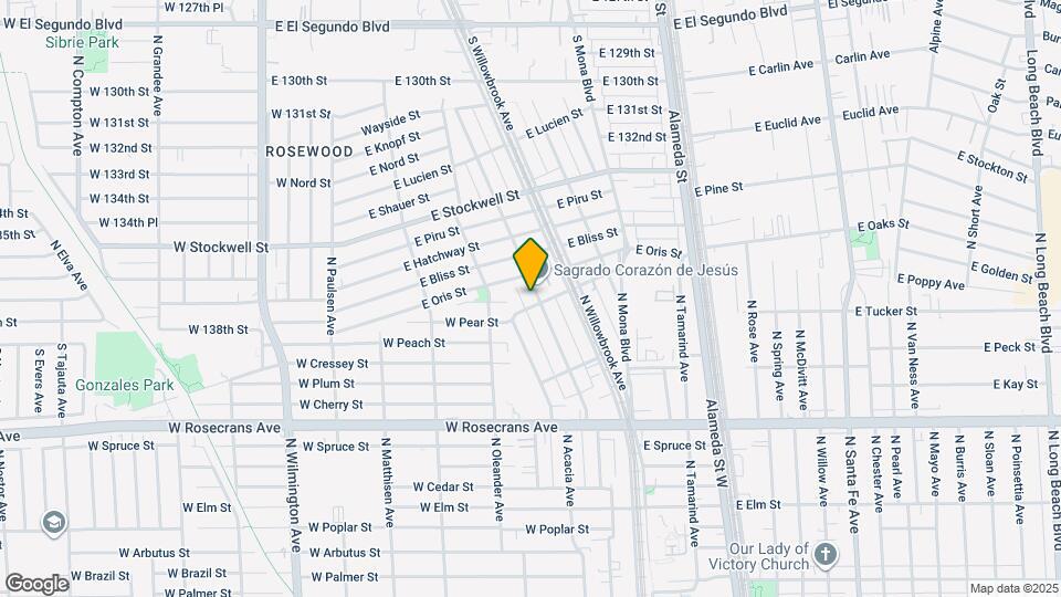 1713 N Culver Ave Map and Location Details