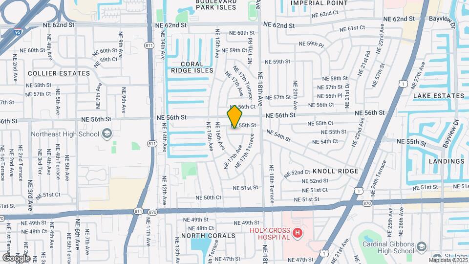 1651 NE 54th St Map and Location Details