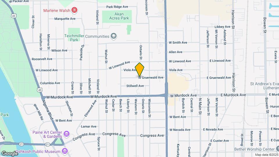 709 W Gruenwald Ave-Unit -709 Map and Location Details