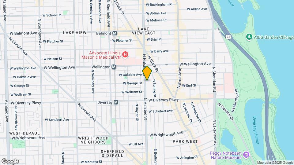2859-2905 N Halsted St Mapa y Detalles de la Ubicación