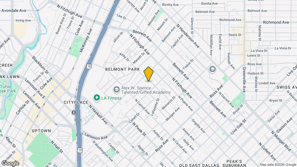 2319 Kirby St Map and Location Details