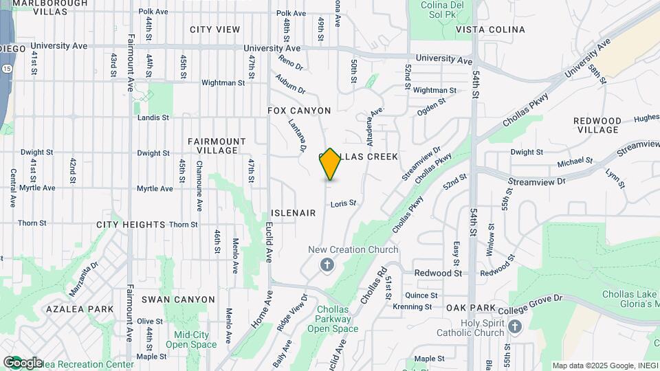 5090 Auburn Dr Map and Location Details