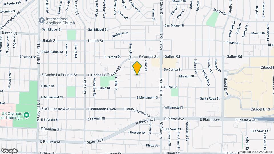 831 Bennett Ave Map and Location Details