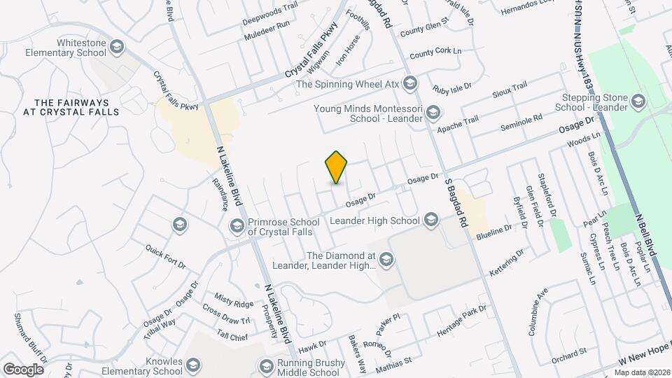 2504 Branding Iron Ln Map and Location Details