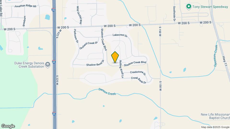 2204 Shadow Creek Blvd Map and Location Details