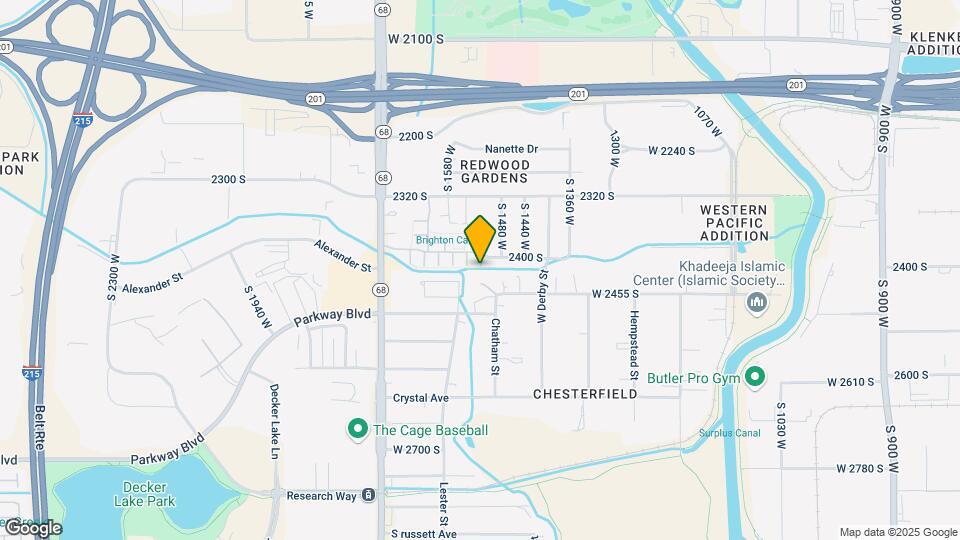 1496 W Parkway Ave Map and Location Details