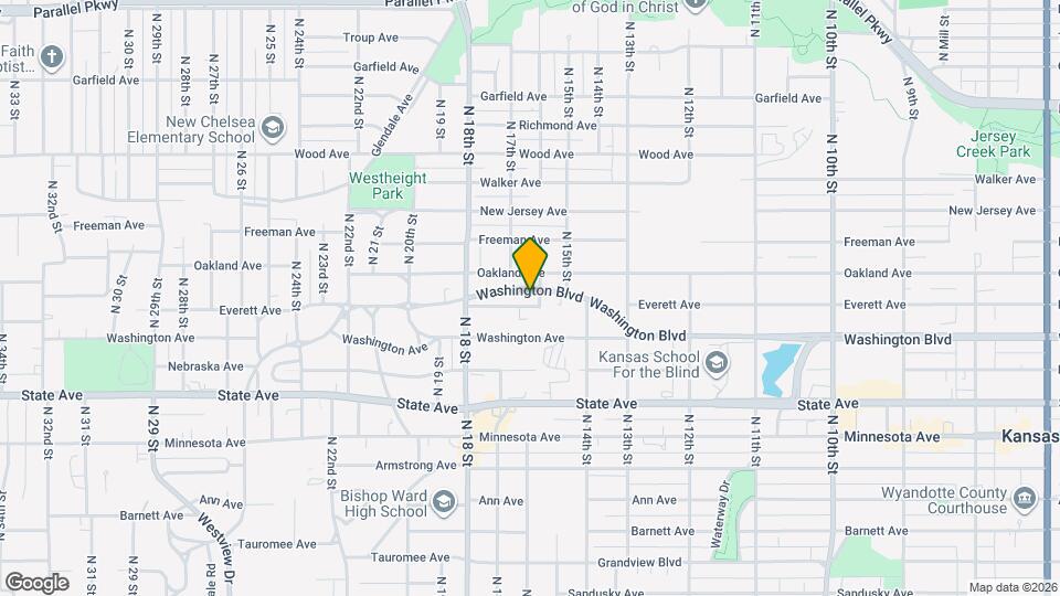 1605 Washington Blvd Map and Location Details