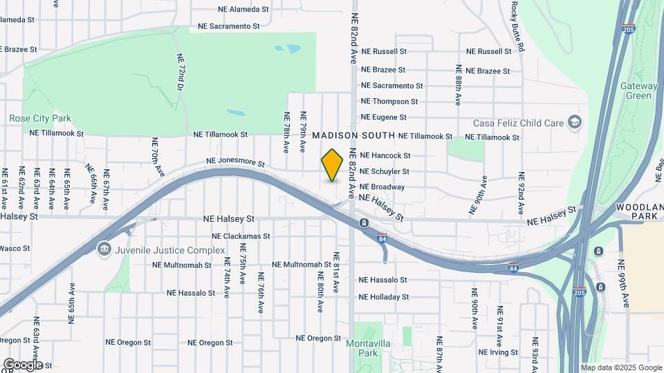 1635 NE 81st Ave Map and Location Details