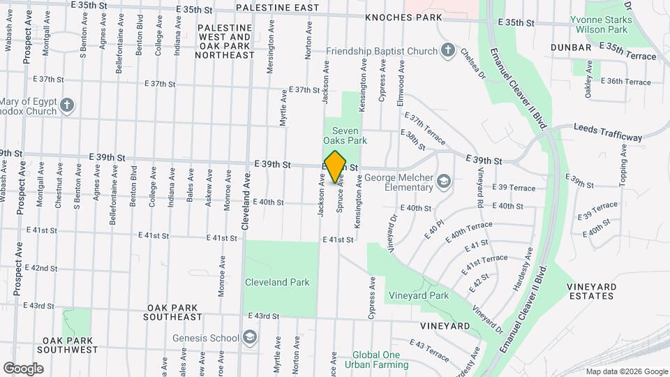 3920 Spruce Ave Map and Location Details