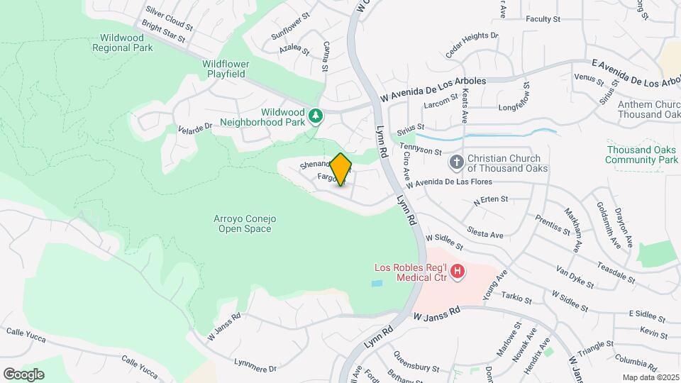 559 W Avenida De Las Flores Map and Location Details