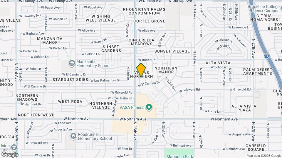 8235 N 34th Dr Map and Location Details