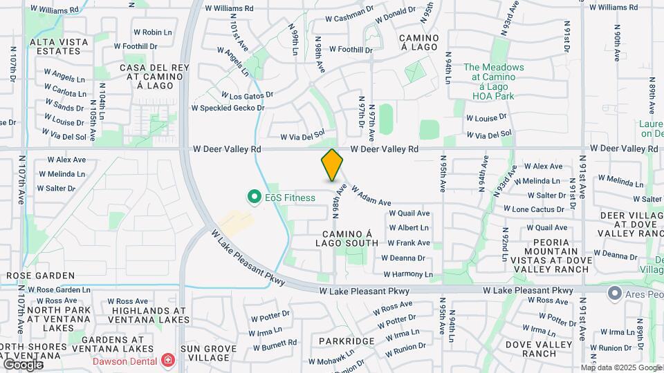 9822 W Melinda Ln Map and Location Details