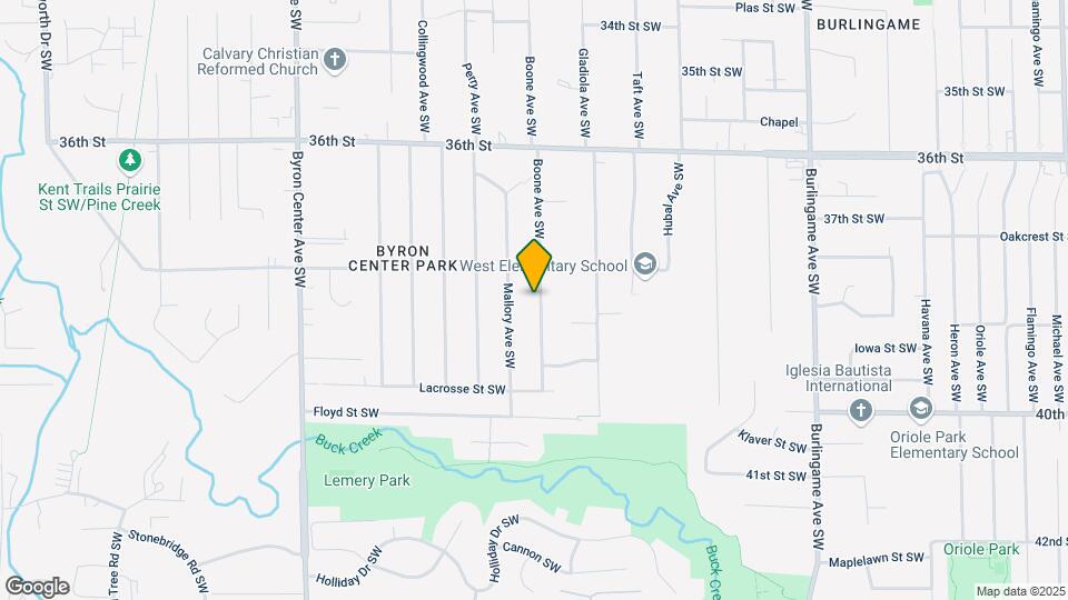 3817 Boone Ave SW Mapa y Detalles de la Ubicación