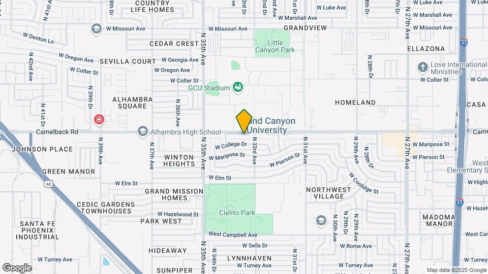 3317 W Camelback Rd Map and Location Details
