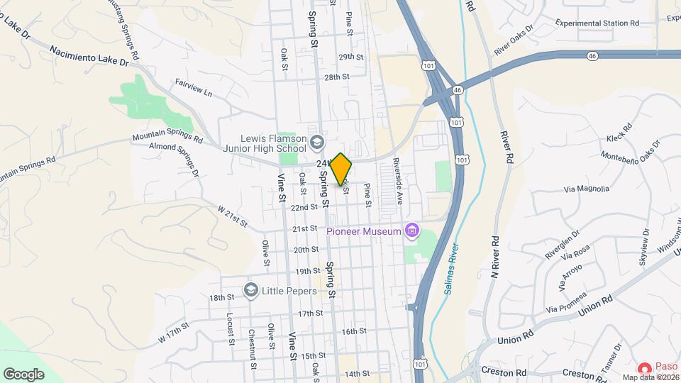 2225 Park St Map and Location Details