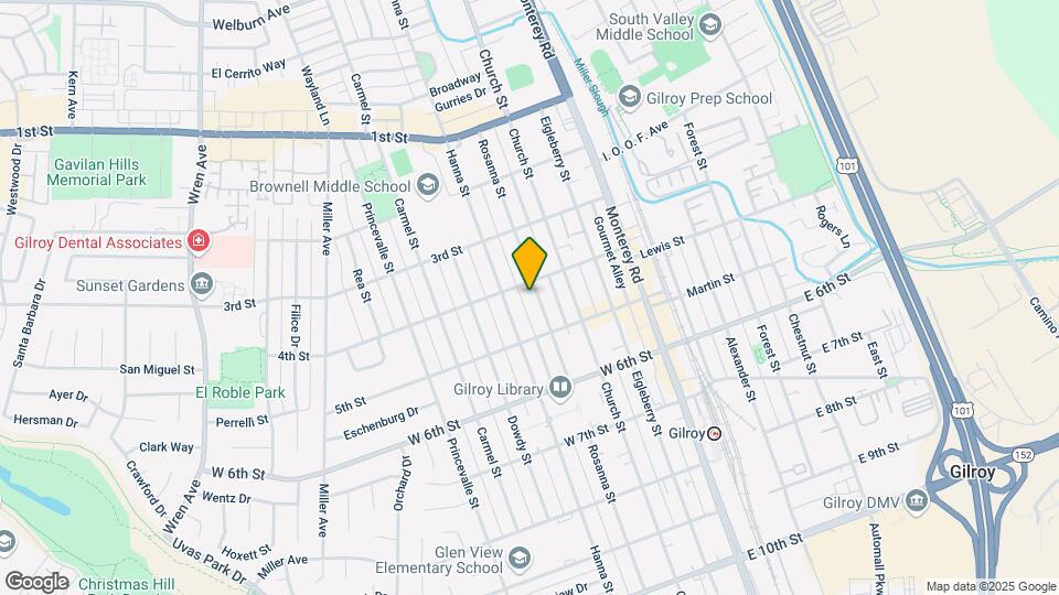 7571 Rosanna Street Map and Location Details