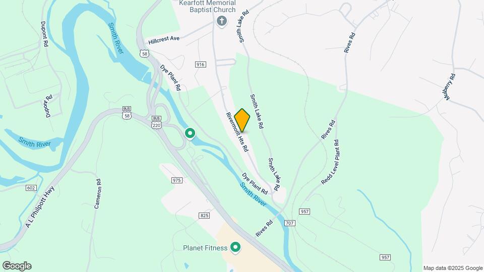 1611 Rivermont Hts Rd Map and Location Details