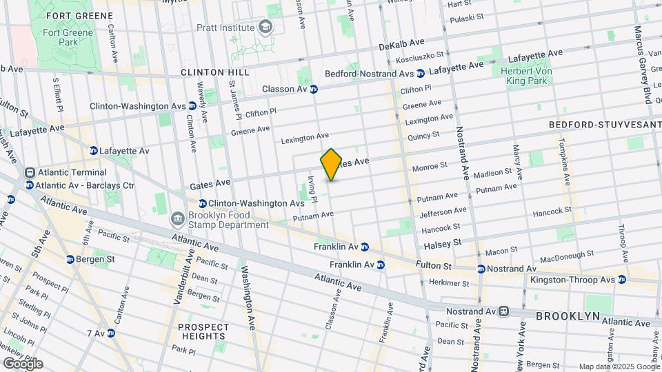 477 Classon Ave Map and Location Details