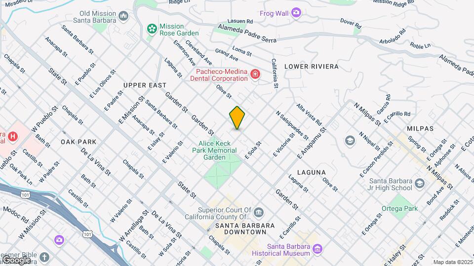 331 E Micheltorena St Mapa y Detalles de la Ubicación