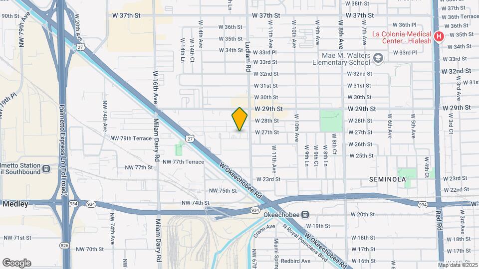 1265 W 26th Pl Mapa y Detalles de la Ubicación