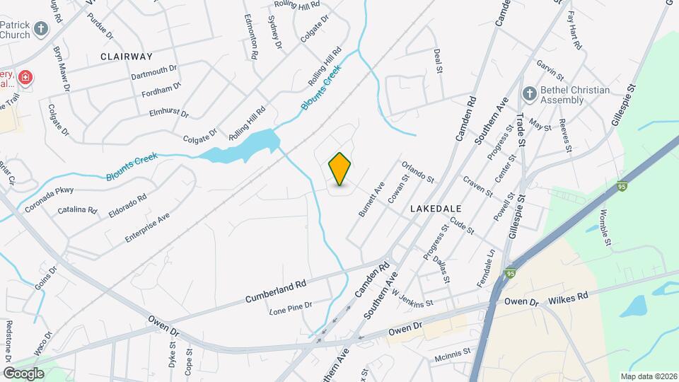 2040 Stonewash Dr Map and Location Details