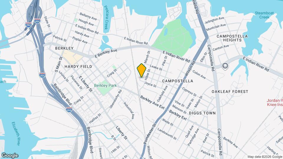 1512 Marsh St Map and Location Details