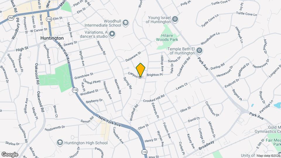 12 Canyon St Map and Location Details