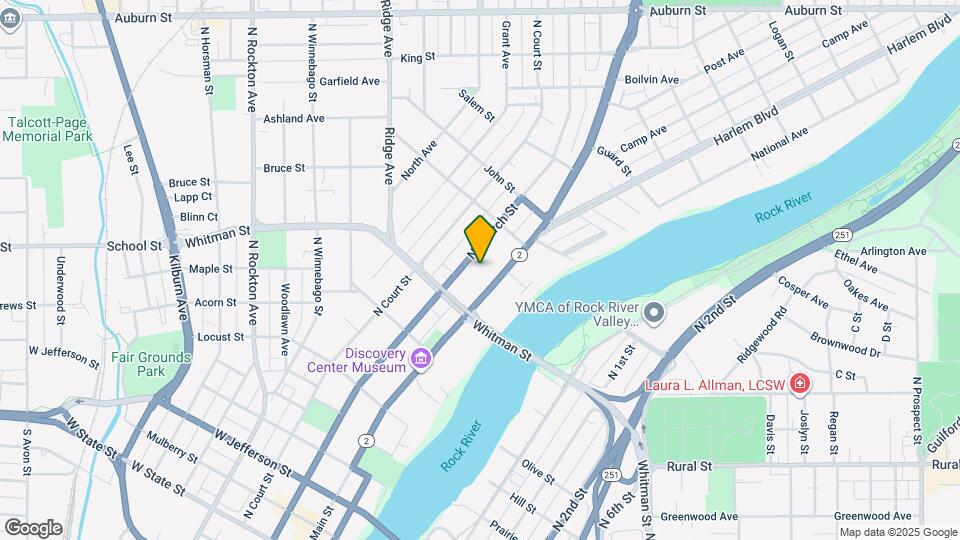 948 N Church St Map and Location Details