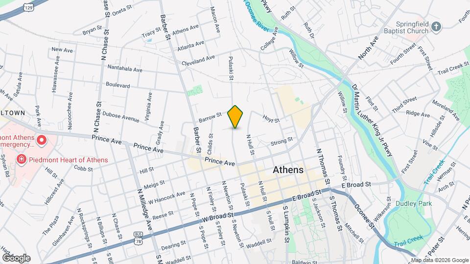 558 Pulaski St Map and Location Details