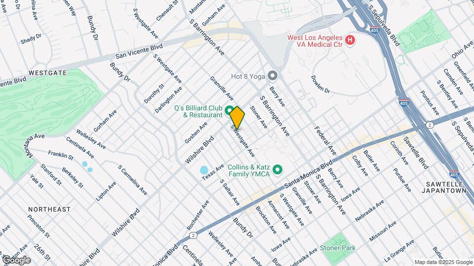 1233 S Westgate Ave Map and Location Details