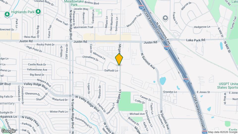 1307 Jasmine Dr Map and Location Details