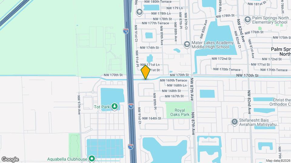 9047 NW 169th St Map and Location Details