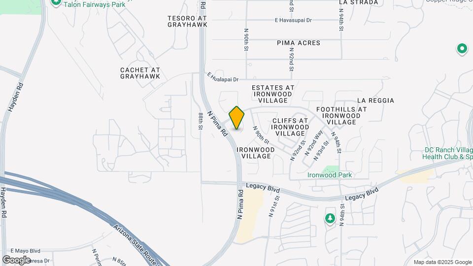 18920 N 89th Way Map and Location Details