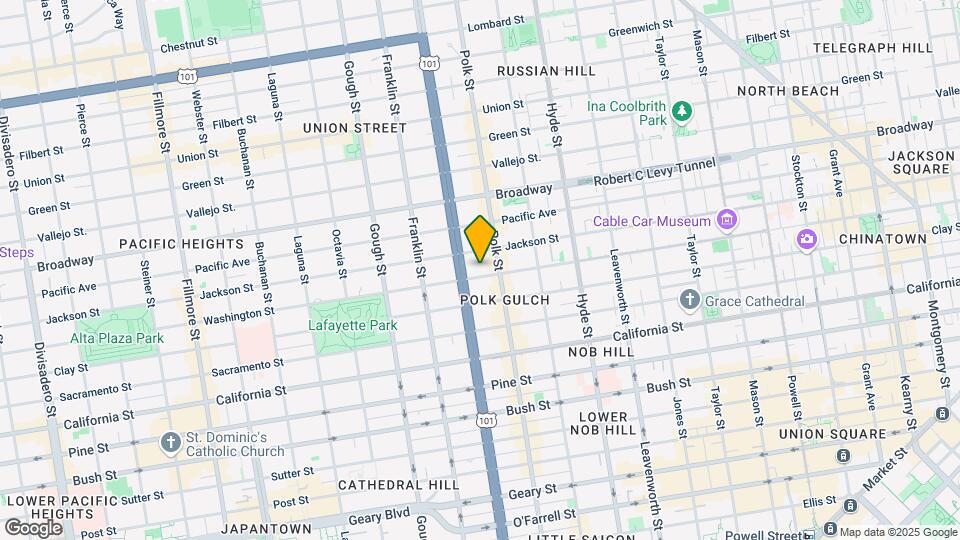 1750 Washington St Map and Location Details