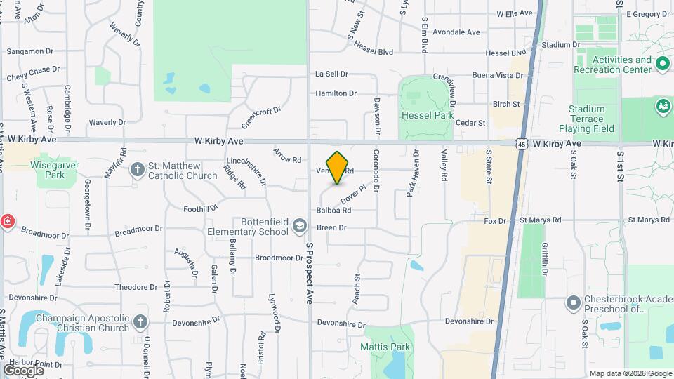 717 Southwest Dr Mapa y Detalles de la Ubicación