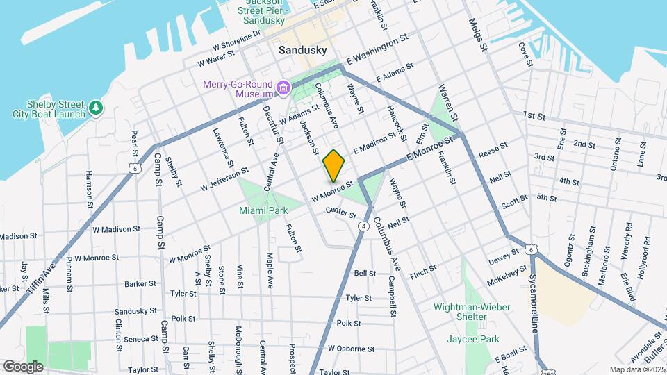 634 Jackson St Map and Location Details