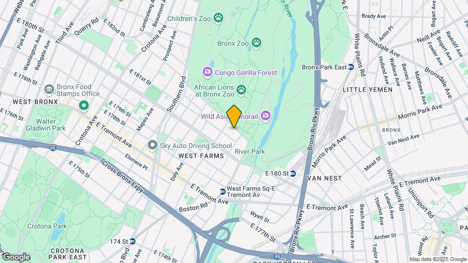 984 Bronx Park S Map and Location Details