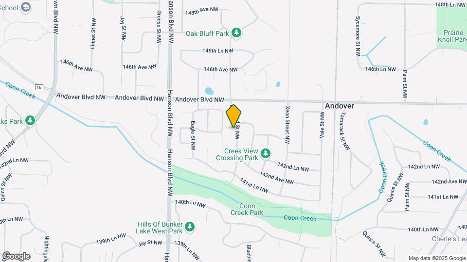14358 Bluebird St NW Map and Location Details