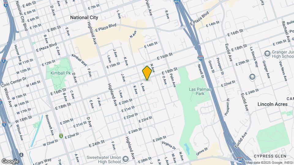 1224-1234 E 18th St Mapa y Detalles de la Ubicación