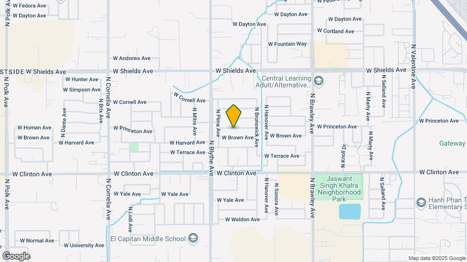 4313 W Princeton Ave Map and Location Details