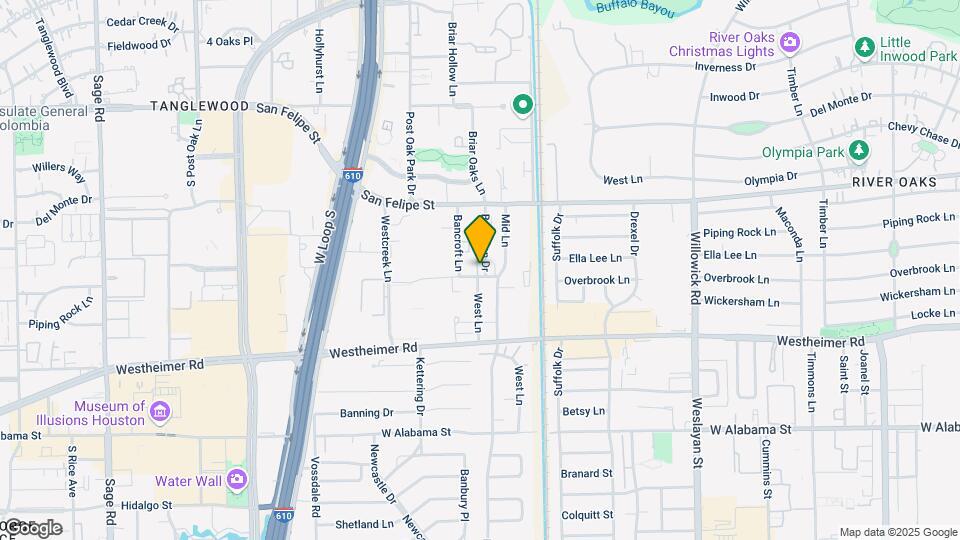 2310 Briarglen Dr Map and Location Details