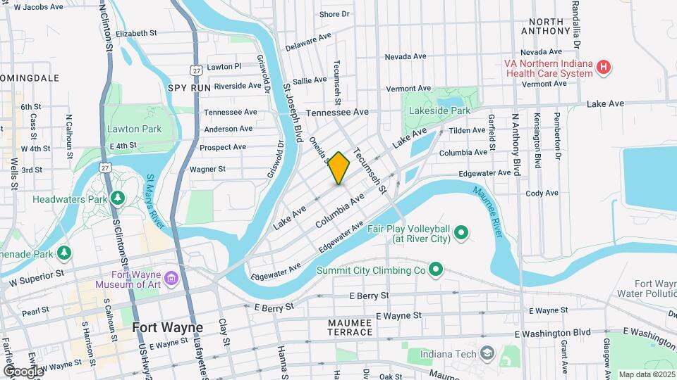 1030 Lake Ave Map and Location Details