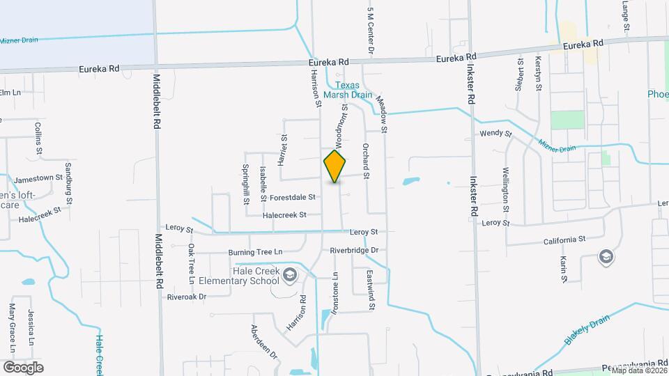 15742 Woodmont St Mapa y Detalles de la Ubicación