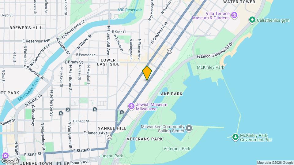 1609 North Prospect Map and Location Details