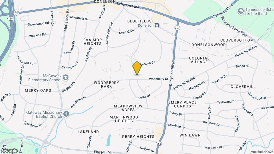 2626 Woodberry Dr Map and Location Details