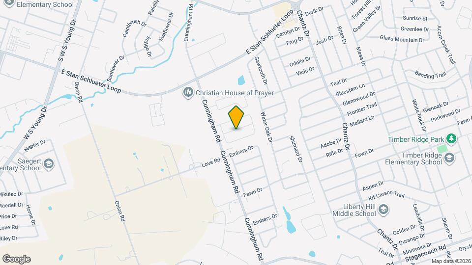 3810 Split Oak Dr Map and Location Details