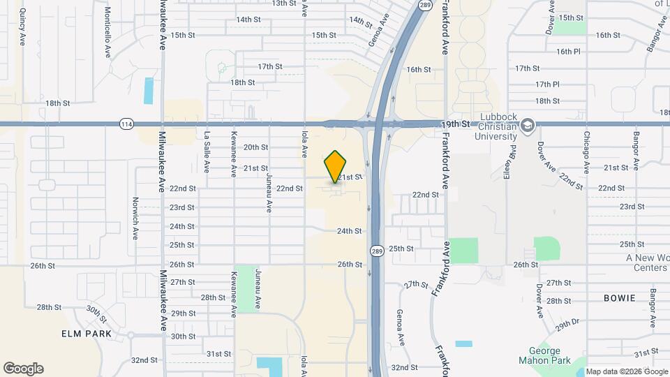 2102 W Loop 289 Acc Rd Map and Location Details