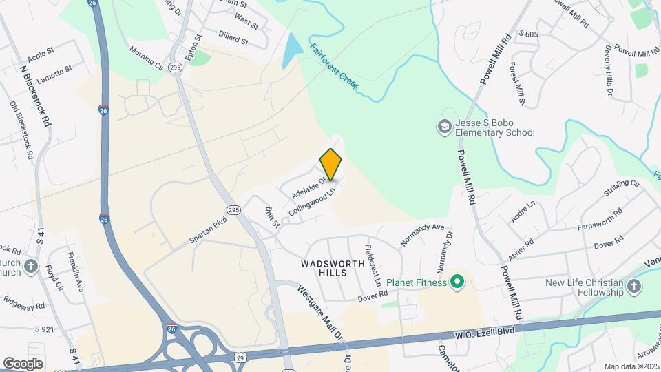 223 Collingwood Ln Map and Location Details